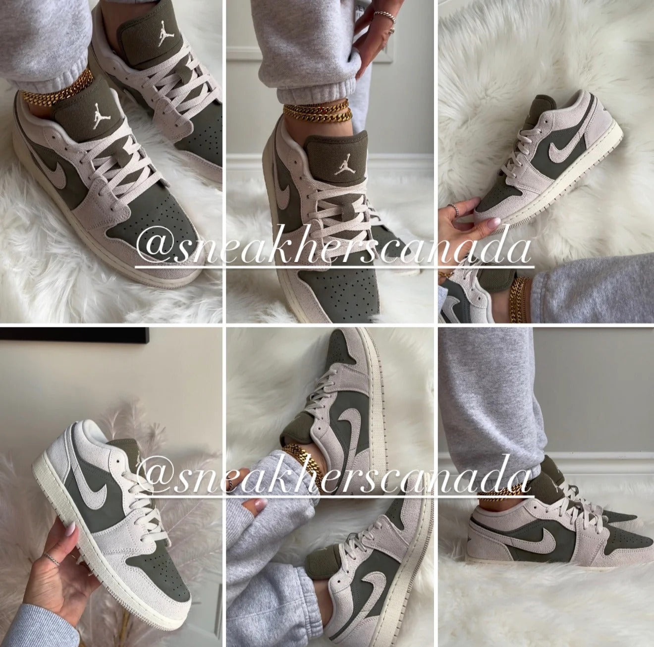 Jordan 1 Low Medium Olive Green