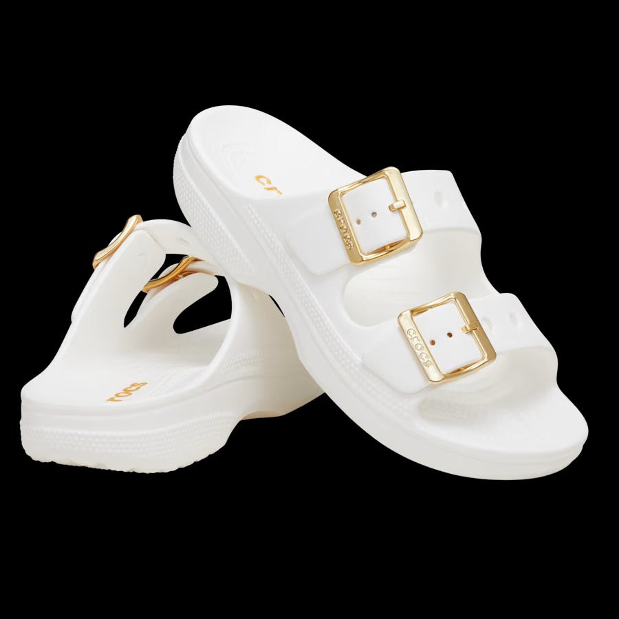 Women’s Metallic Buckle Saturday Sandal