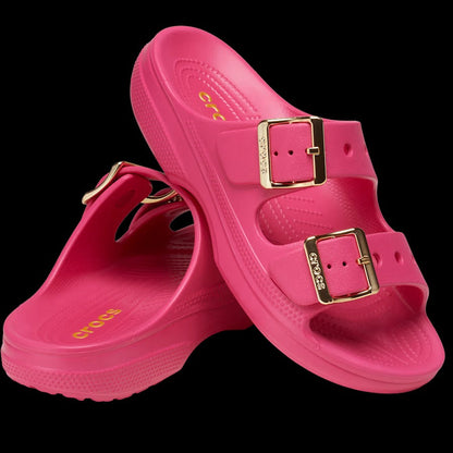 Women’s Metallic Buckle Saturday Sandal