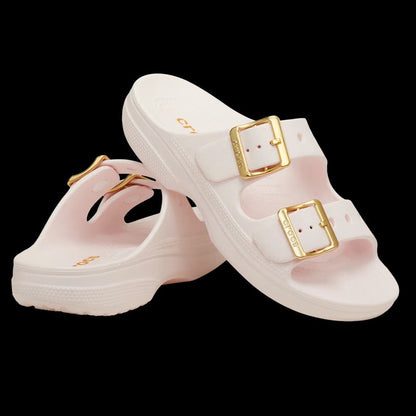 Women’s Metallic Buckle Saturday Sandal