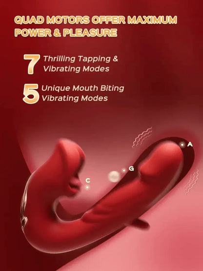 💋 Sale 70% OFF 💋 2026 Upgraded LUVORA™ 4-in-1 Flapping & Licking Vibrator